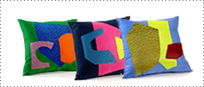 Collage cushions Kiki van Eijk